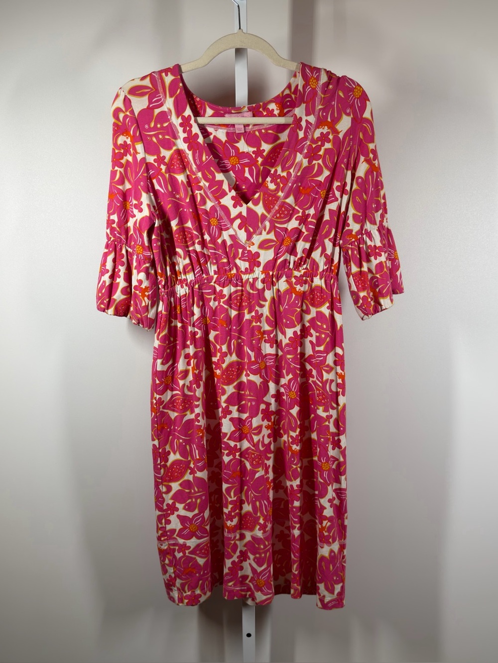 Lilly Pulitzer Pink Floral Dress Size Small